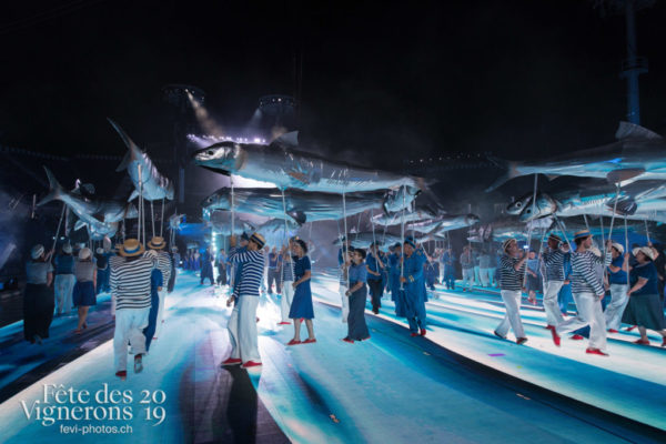 Filage du 11 juillet 2019 - Marins, Répétition générale, Photographies de la Fête des Vignerons 2019.