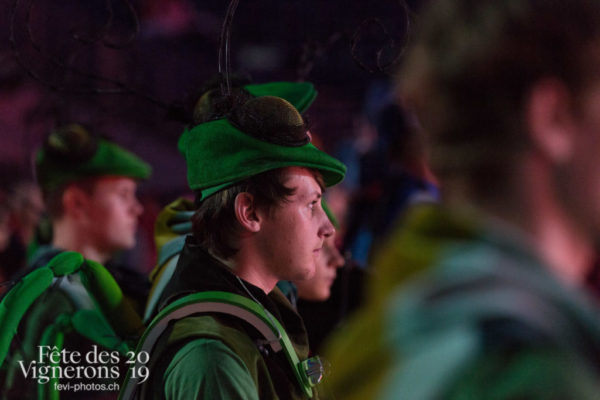 Répétition - Choristes-percussionnistes, Fourmis, percu-choristes, Percussionnistes, Sauterelles, Photographies de la Fête des Vignerons 2019.