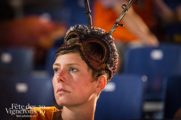 Répétition - Choristes-percussionnistes, Fourmis, percu-choristes, Percussionnistes, Sauterelles, Photographies de la Fête des Vignerons 2019.