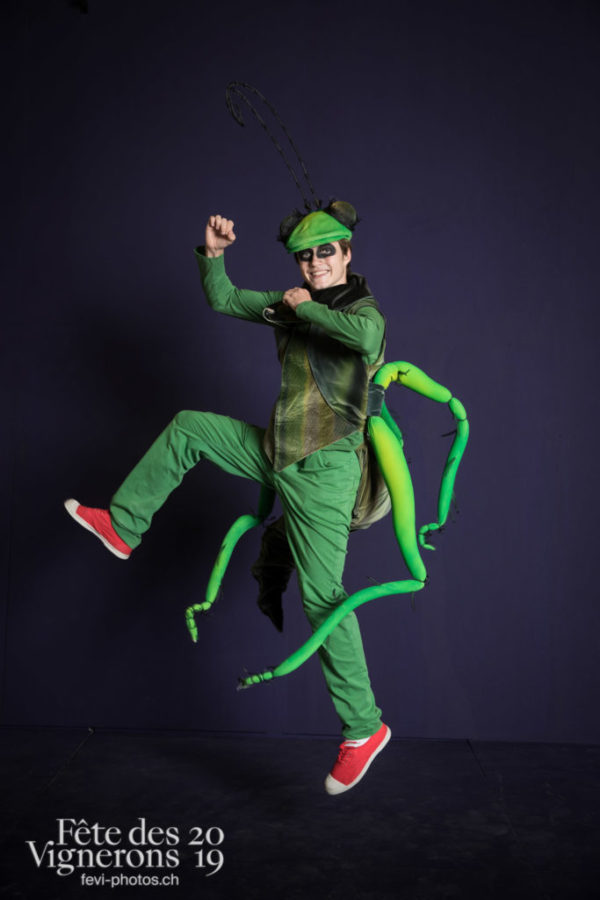 Studio - Choristes-percussionnistes, Fourmis, percu-choristes, Percussionnistes, Sauterelles, Studio, Photographies de la Fête des Vignerons 2019.