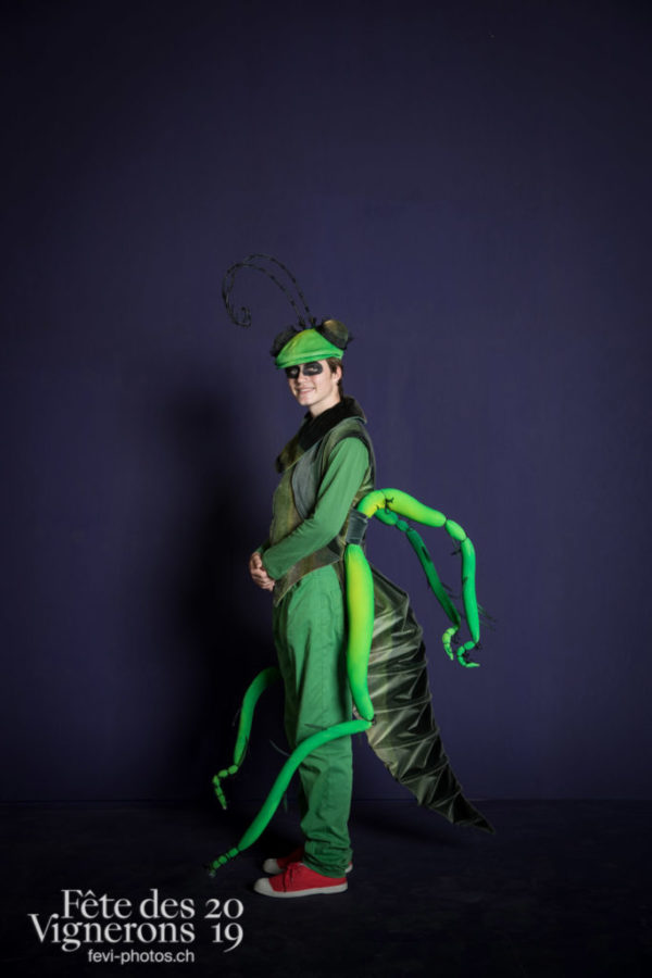 Studio - Choristes-percussionnistes, Fourmis, percu-choristes, Percussionnistes, Sauterelles, Studio, Photographies de la Fête des Vignerons 2019.