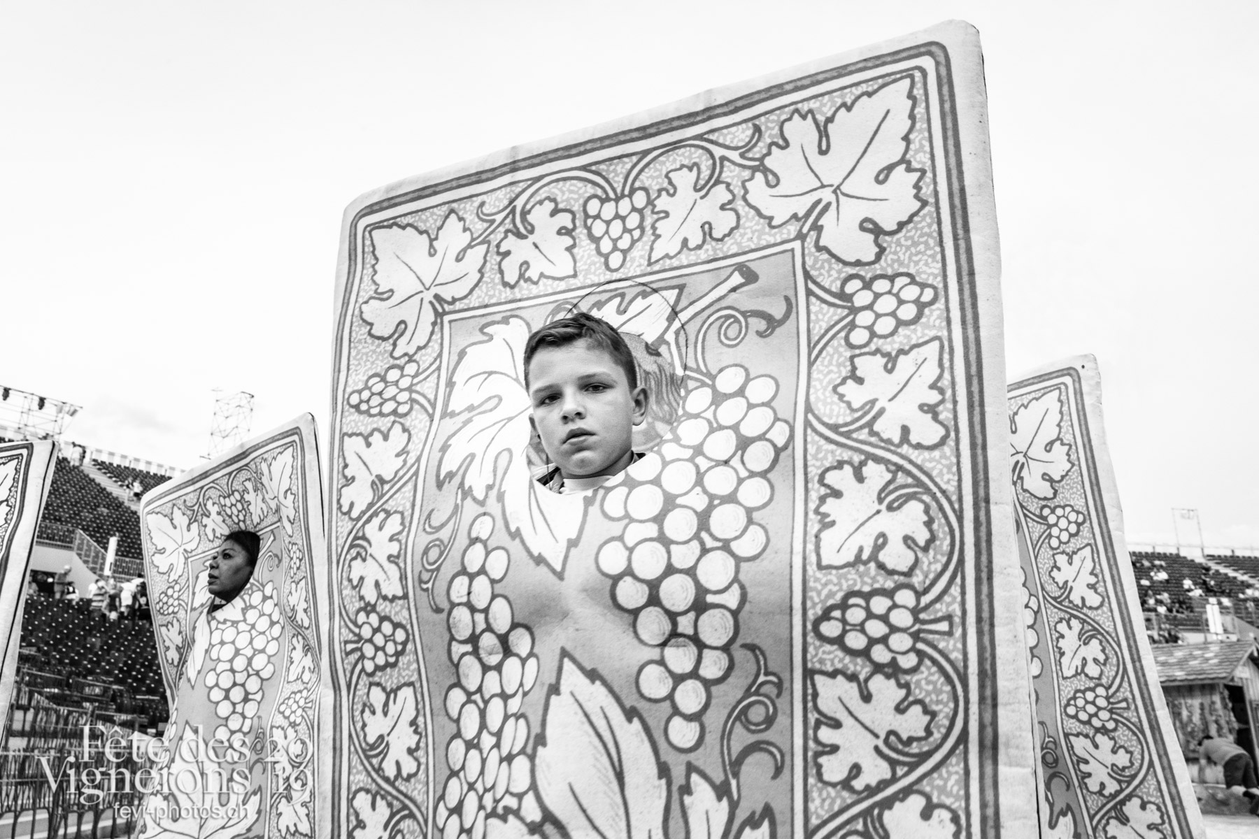 Vevey, le 2 juillet, répétition de la fête des vignerons dans l'arène. - Cartes, Répétitions, Photographies de la Fête des Vignerons 2019.