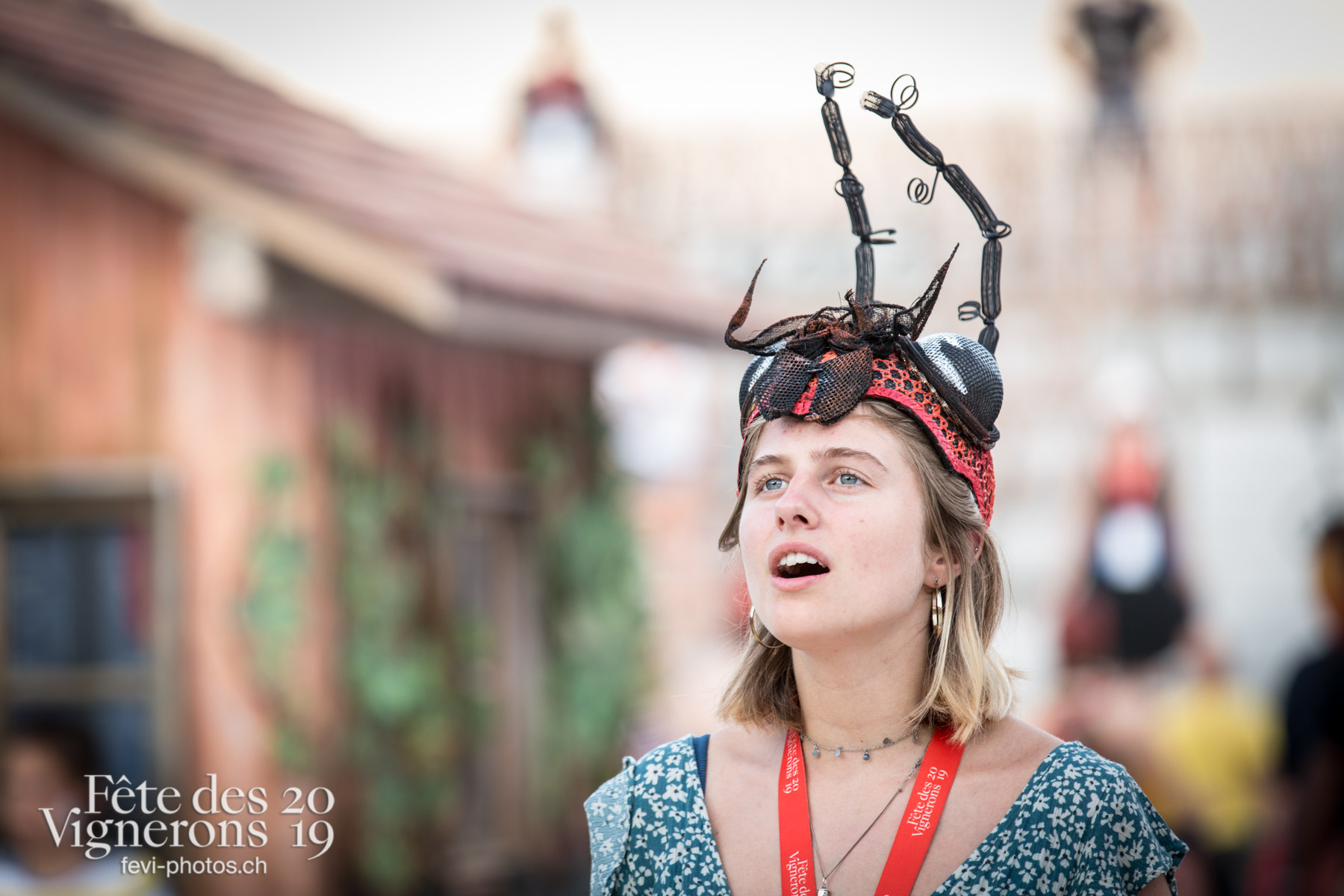 Vevey, le 2 juillet, répétition de la fête des vignerons dans l'arène. - Choristes-percussionnistes, Fourmis, Percussionnistes, Répétitions, Sauterelles, Photographies de la Fête des Vignerons 2019.