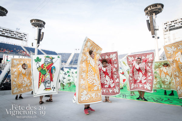 Vevey, le 2 juillet, répétition de la fête des vignerons dans l'arène.