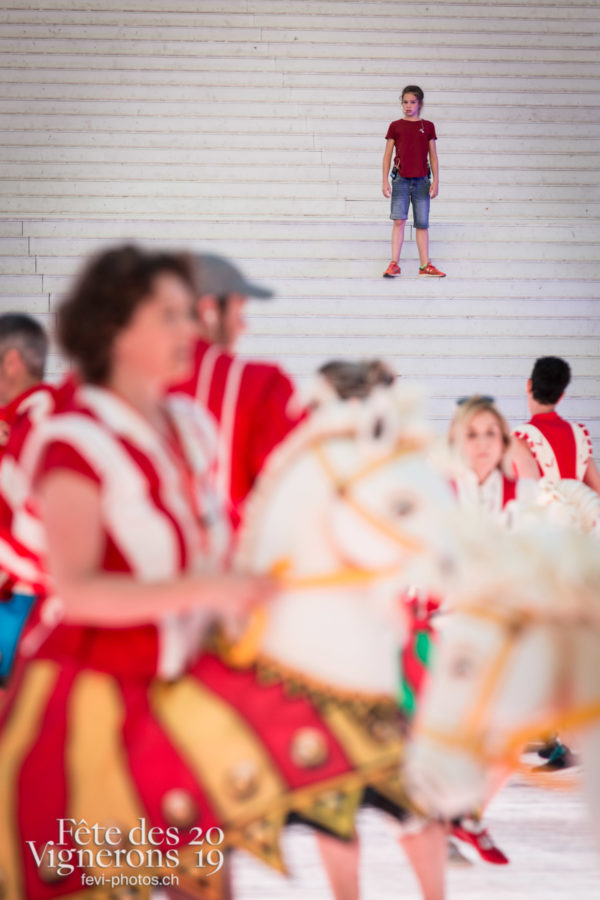 3 juillet 2019 Répétition arène  Couleurs, 100 pour 100, thai - Cent pour Cent, Faux chevaux, Répétitions, Photographies de la Fête des Vignerons 2019.
