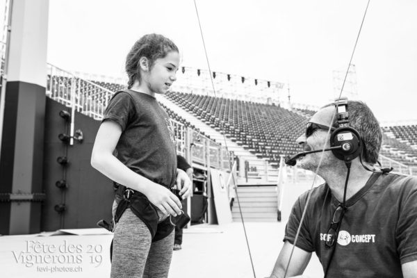 4 juillet répétition dans l'arène - Petite Julie, Technique, Photographies de la Fête des Vignerons 2019.