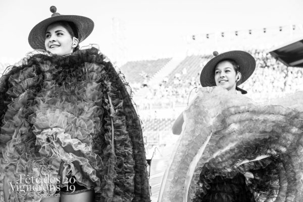 4 juillet répétition dans l'arène - Effeuilleuses, Photographies de la Fête des Vignerons 2019.
