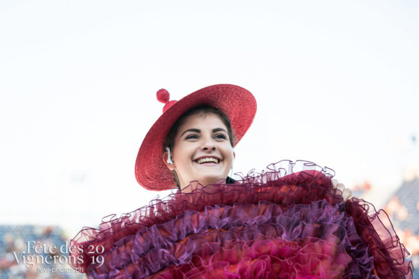 4 juillet répétition dans l'arène - Effeuilleuses, Photographies de la Fête des Vignerons 2019.