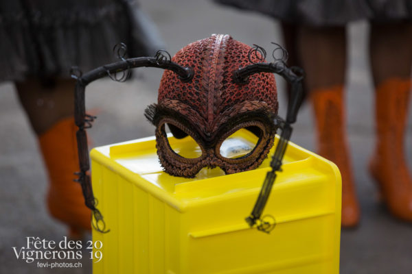 Première répétition en costume ! - Choristes-percussionnistes, Fourmis, Percussionnistes, Répétition générale, Sauterelles, Photographies de la Fête des Vignerons 2019.
