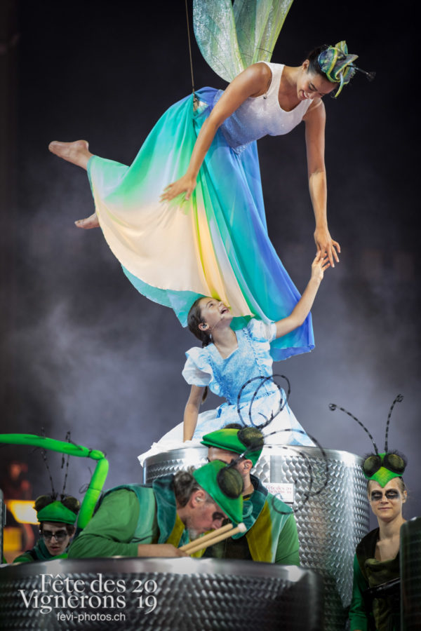 Première répétition en costume ! - Libellule, Petite Julie, Répétition générale, Photographies de la Fête des Vignerons 2019.
