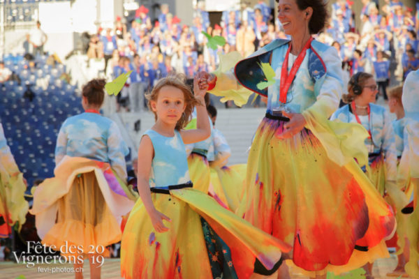 Répétition bourgeons - Arène, Bourgeons, Répétitions, Photographies de la Fête des Vignerons 2019.