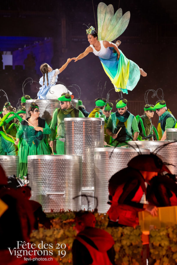 Représentation presse - Libellule, Répétitions, Représentation, Photographies de la Fête des Vignerons 2019.