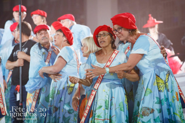 Filage en costumes - Chœurs de la Fête, Filage, Répétitions, Photographies de la Fête des Vignerons 2019.