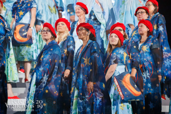 Filage en costumes - Chœurs de la Fête, Filage, Répétitions, Photographies de la Fête des Vignerons 2019.
