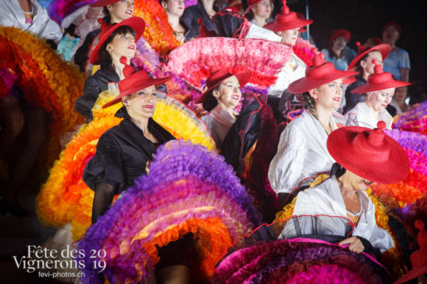 Répétition générale - Effeuilleuses, Répétition générale, Spectacle, Photographies de la Fête des Vignerons 2019.