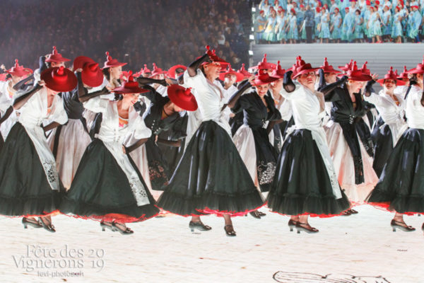 Répétition générale - Effeuilleuses, Répétition générale, Spectacle, Photographies de la Fête des Vignerons 2019.