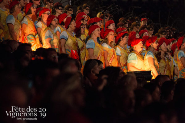 Répétition - Chœurs de la Fête, Photographies de la Fête des Vignerons 2019.