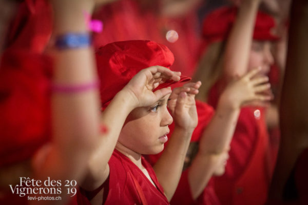 Répétition - Enfants protecteurs, Photographies de la Fête des Vignerons 2019.