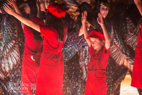 Répétition - Enfants protecteurs, Photographies de la Fête des Vignerons 2019.