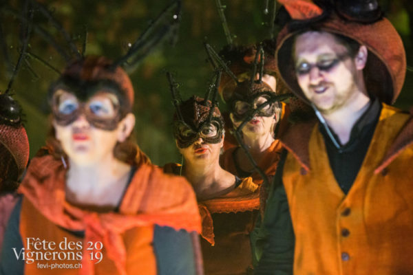 Répétition - Choristes-percussionnistes, Fourmis, percu-choristes, Percussionnistes, Sauterelles, Photographies de la Fête des Vignerons 2019.