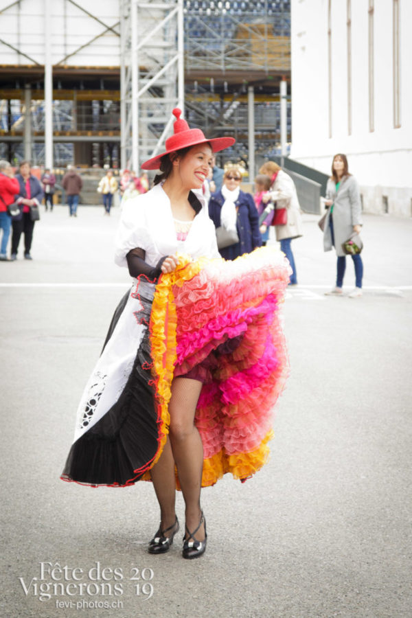 Proclamation Fête des Vigenrons - Cortège, Effeuilleuses, Proclamation, Photographies de la Fête des Vignerons 2019.