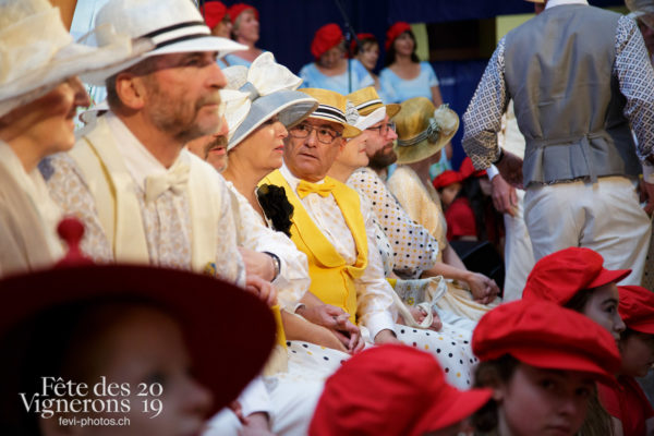 Précédée d'un cortège, la proclamation de la Fête des Vignerons s'est tenue aux Galeries du Rivage.