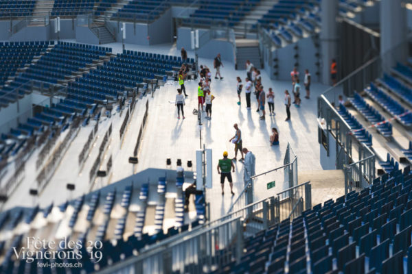 Repetition Tilt-Shift - Répétitions, Photographies de la Fête des Vignerons 2019.