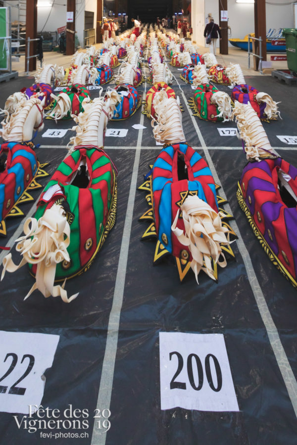 Répétition - Cent pour Cent, Faux chevaux, Répétitions, Photographies de la Fête des Vignerons 2019.