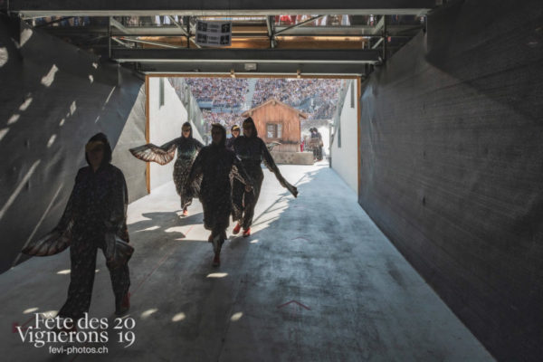 Répétition générale N° 2 - Coulisses, Etourneaux, Photographies de la Fête des Vignerons 2019.
