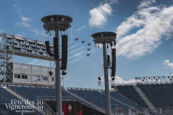 FeVi2019 à l'OLMA 2018 - Patrouille suisse, Photographies de la Fête des Vignerons 2019.