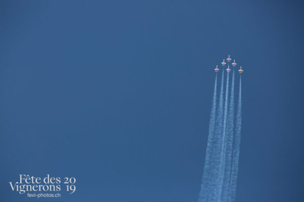 1 er aout - Patrouille suisse, Photographies de la Fête des Vignerons 2019.