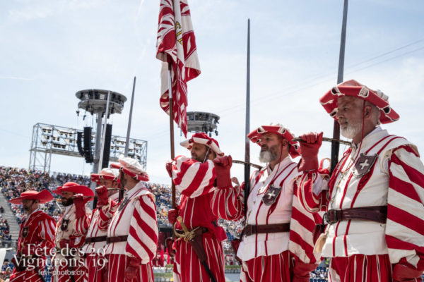 le 1er aout à vevey lors de la fête des vignerons - Cent suisses, Photographies de la Fête des Vignerons 2019.