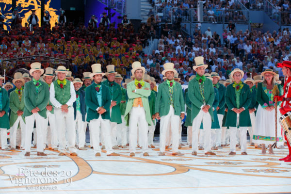 Couronnement - Couronnement, Spectacle, Vignerons primés, Photographies de la Fête des Vignerons 2019.