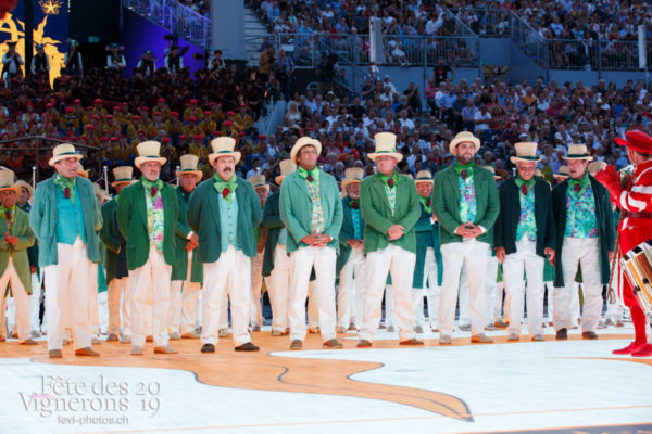 Couronnement - Couronnement, Spectacle, Vignerons primés, Photographies de la Fête des Vignerons 2019.