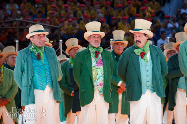 Couronnement - Couronnement, Spectacle, Vignerons primés, Photographies de la Fête des Vignerons 2019.