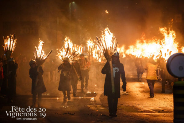 La parade de feu de Liestal - Liestal, Parade de feu, Photographies de la Fête des Vignerons 2019.