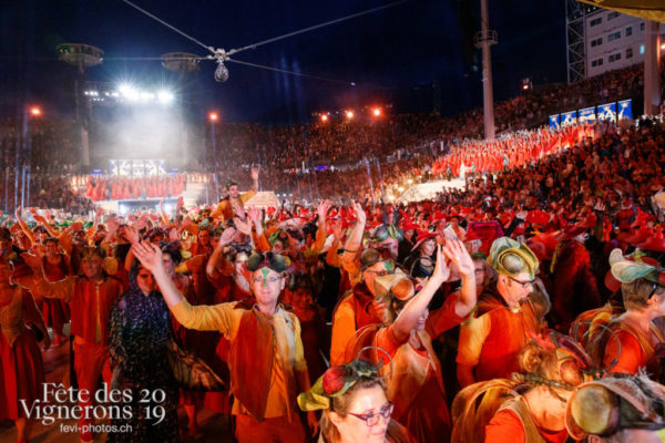 Spectacle, le final - Final, Spectacle, Photographies de la Fête des Vignerons 2019.