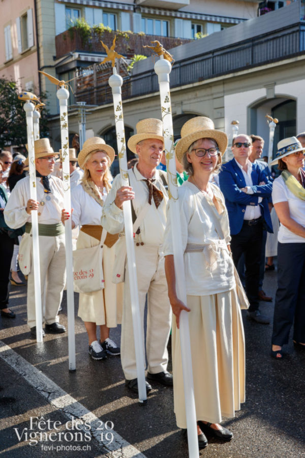Journée cantonale, défilé des autorités cantonales de Berne, et accueil aux Terrasses de la Confrérie par l'Abbé Président, François Margot.