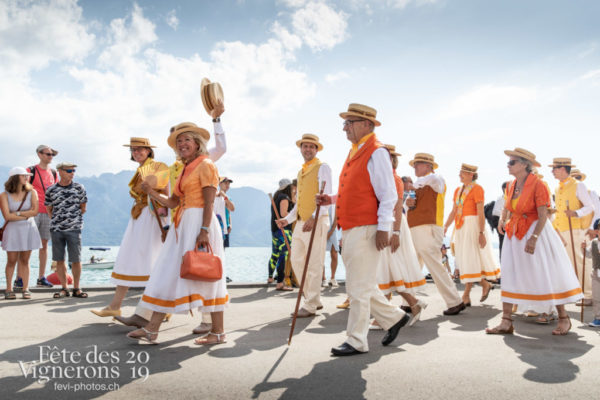 Cortège de la confrérie du 31 juillet 2019, Vevey, fête des vignerons