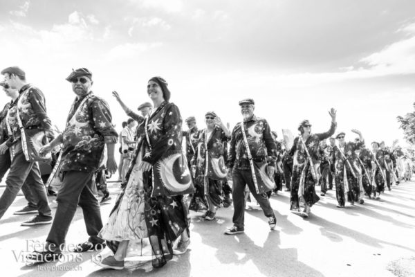 Cortège de la confrérie du 31 juillet 2019, Vevey, fête des vignerons - Chœurs de la Fête, Cortège, Cortèges Confrérie, Photographies de la Fête des Vignerons 2019.