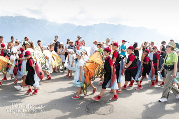 Cortège de la confrérie du 31 juillet 2019, Vevey, fête des vignerons - Cortège, Cortèges Confrérie, Musiciens de la Fête, Voix d'enfants, Photographies de la Fête des Vignerons 2019.