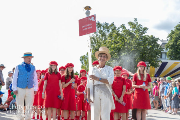 Cortège de la confrérie du 31 juillet 2019, Vevey, fête des vignerons - Cortège, Cortèges Confrérie, Enfants protecteurs, Marmousets, Photographies de la Fête des Vignerons 2019.