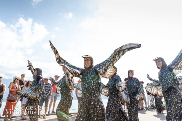 Cortège de la confrérie du 31 juillet 2019, Vevey, fête des vignerons - Cortège, Cortèges Confrérie, Etourneaux, Photographies de la Fête des Vignerons 2019.