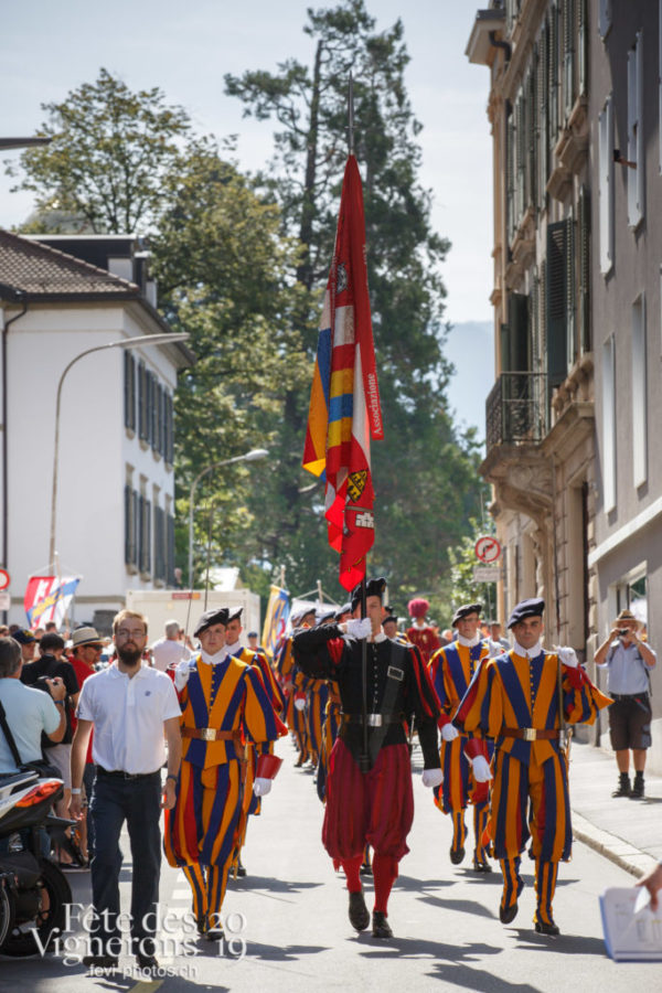 Garde suisse - Cortège, Défilé, Garde suisse, Photographies de la Fête des Vignerons 2019.