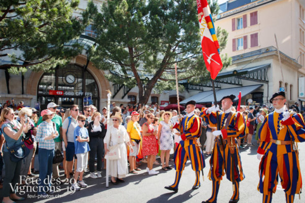 Garde suisse - Cortège, Défilé, Garde suisse, Photographies de la Fête des Vignerons 2019.