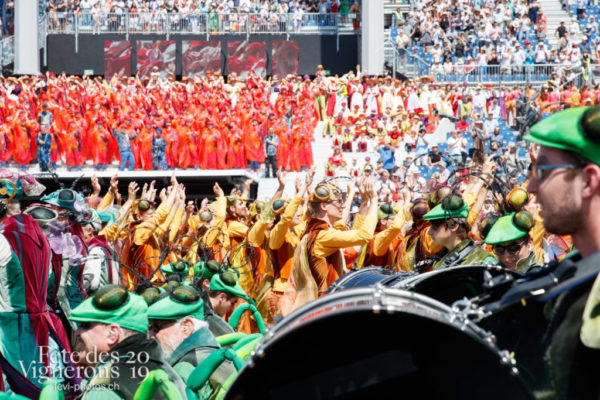 Spectacle, le final - Final, Musiciens de la Fête, Spectacle, Photographies de la Fête des Vignerons 2019.