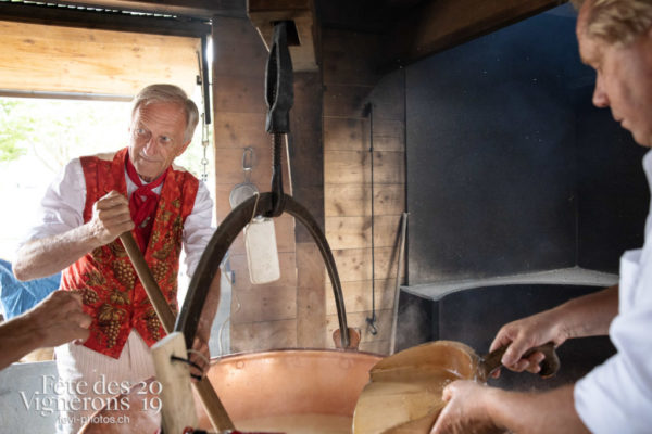 L'abbé président au Tsalé - Abbé Président, François Margot, tsale, Photographies de la Fête des Vignerons 2019.