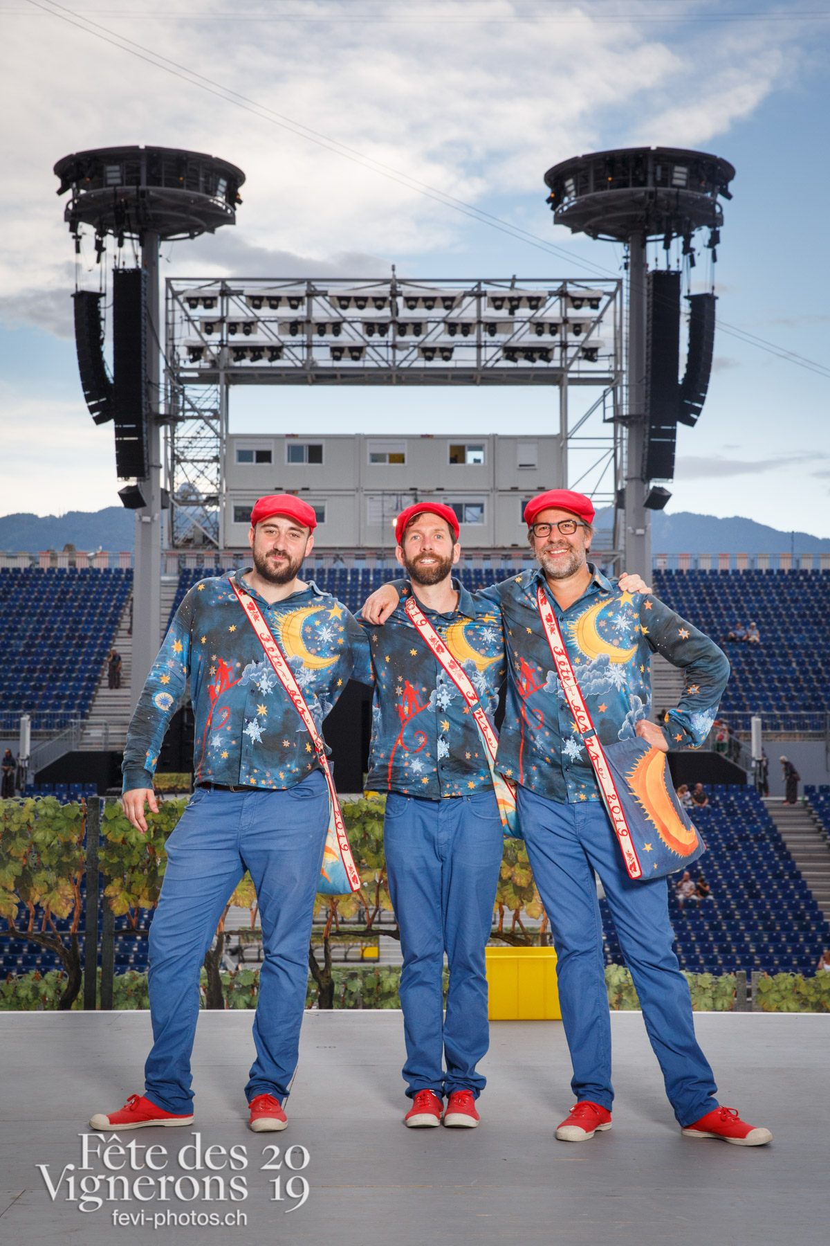 Photo de groupe des solistes vocaux - Chœurs de la Fête, groupe, Musiciens de la Fête, Solistes vocaux, Studio, Photographies de la Fête des Vignerons 2019.