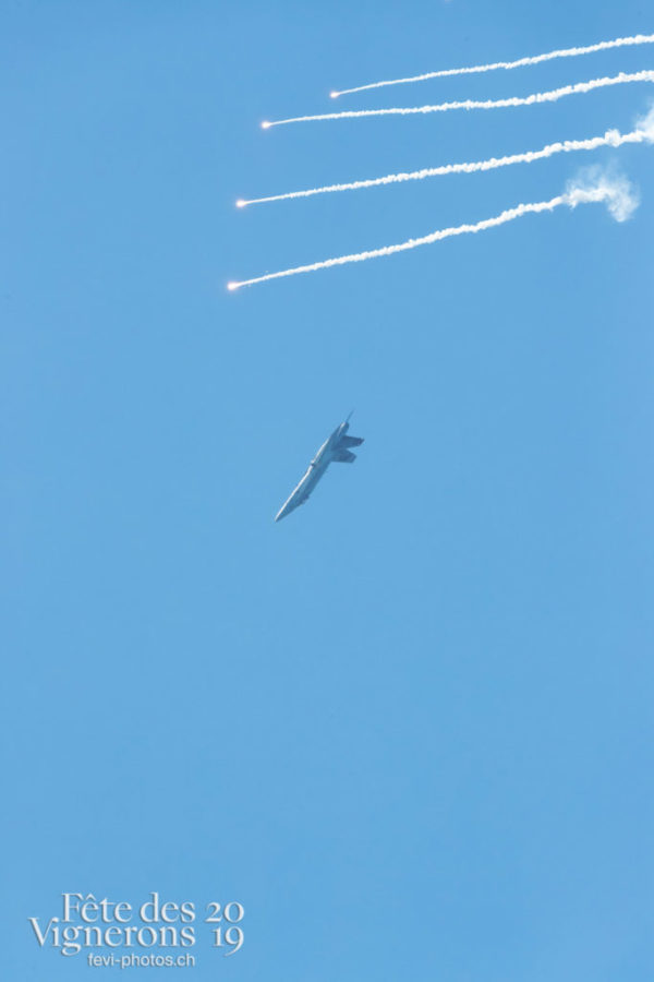 Patrouille et Avion SWISS - Patrouille suisse, Photographies de la Fête des Vignerons 2019.