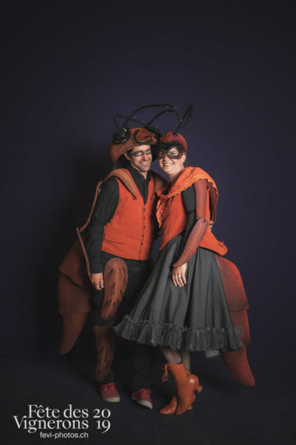 Studio - Choristes-percussionnistes, Fourmis, Studio, Photographies de la Fête des Vignerons 2019.